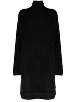 Yohji Yamamoto pull long à col montant - Noir