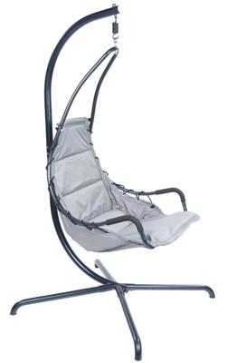 Tropilex Hangstoelset 'Swinger' Grey - Zwart - 160 kg