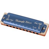 Fender Midnight Blues Harmonica F mondharmonica met opbergdoosje - thumbnail