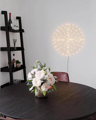 Zwarte LED wandlamp met schakelaar en dimmer By Rydens Hayden
