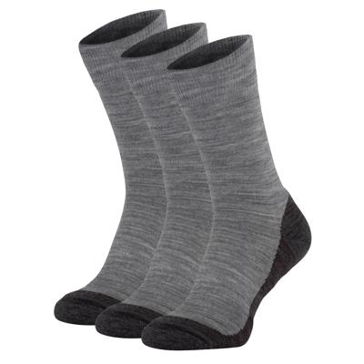 Winter Wandelsok 3-Pack | Grijs | 43/46