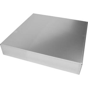 Hammond Electronics 1444-17173 Chassisbehuizing (l x b x h) 432 x 432 x 76 mm Aluminium Natuur 1 stuk(s)