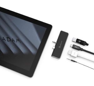 ADAM elements CASA Hub S4 USB-C 3.1 4 port Surface Go zwart - AAPADHUBS4HBSL