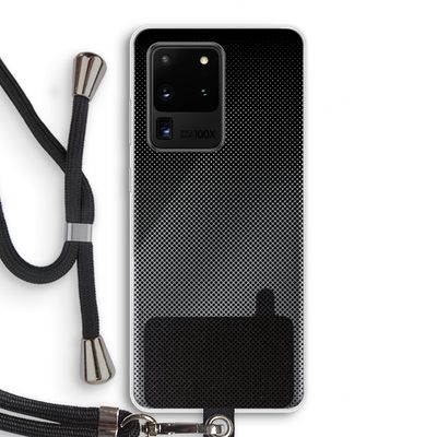 Musketon Halftone: Samsung Galaxy S20 Ultra Transparant Hoesje met koord