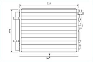Condensor, airconditioning 822624