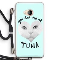 You had me at tuna: HTC U Play Transparant Hoesje met koord