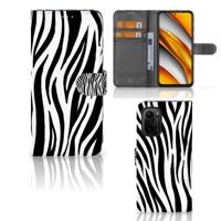 Poco F3 | Xiaomi Mi 11i | Telefoonhoesje | Met pasjeshouder | Zebra