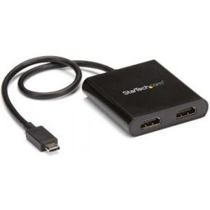 StarTech.com USB-C naar HDMI multi-monitor splitter 2-poorts MST Hub