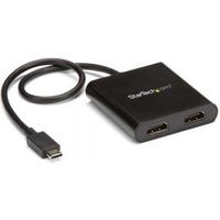 StarTech.com USB-C naar HDMI multi-monitor splitter 2-poorts MST Hub - thumbnail