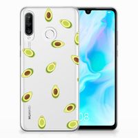 Huawei P30 Lite Siliconen Case Avocado - thumbnail