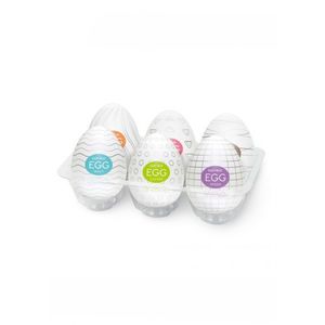 Tenga Egg Egg masturbator Wit Thermoplastische elastomeer (TPE)