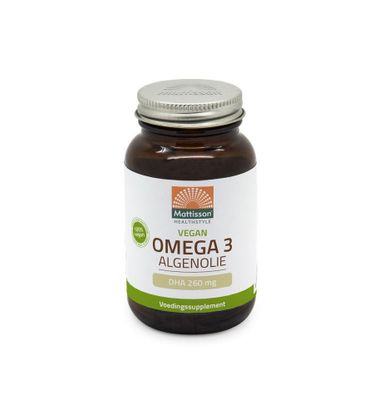 Vegan omega-3 algenolie DHA 260mg