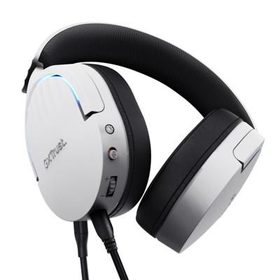 Trust GXT 490 FAYZO Headset Bedraad Hoofdband Motorfiets USB Type-A Zwart, Wit