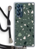 Terrazzo N°19: Oppo Find X3 Neo Transparant Hoesje met koord