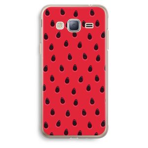 Watermelon: Samsung Galaxy J3 (2016) Transparant Hoesje
