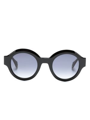 GIGI STUDIOS lunettes de soleil Stella à monture ronde - Noir