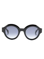 GIGI STUDIOS lunettes de soleil Stella à monture ronde - Noir