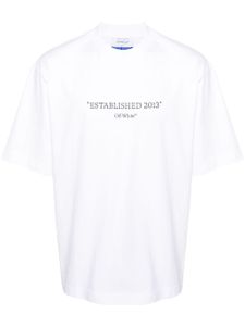 Off-White t-shirt Established 2013 - Blanc