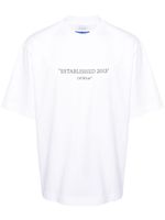 Off-White t-shirt Established 2013 - Blanc