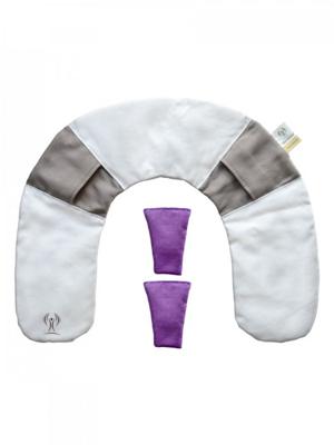 Lichtwesen Liwe nekkussen met 2 rozenkwarts