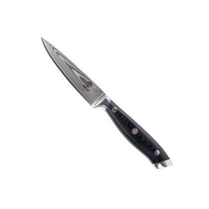 Homizu Kurotori officemes - 9cm - VG-10 damascus mes|G10 - zwart