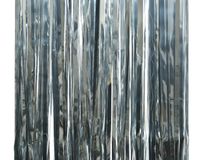 Goroodijn lamet.vinyl l90h200 cm zilver - Decoris Goroodijn lamet.vinyl l90h200 cm zilver - Decoris
