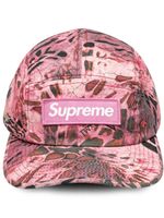 Supreme casquette à patch logo - Rose