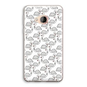 Zwanen: HTC U Play Transparant Hoesje