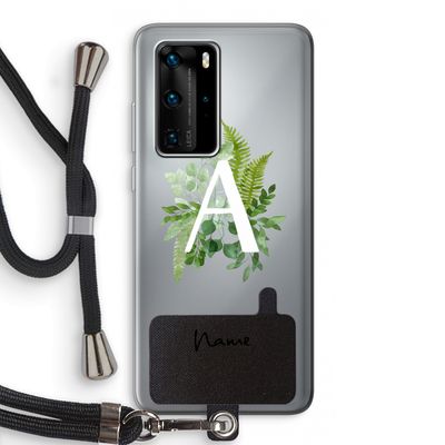 Green Brush: Huawei P40 Pro Transparant Hoesje met koord