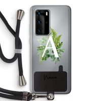 Green Brush: Huawei P40 Pro Transparant Hoesje met koord