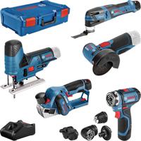 Bosch Professional 5 tool KIT + GBA + GAL + XL-boxx 0615A0017D Gereedschapsset Universeel Incl. koffer 10-delig - thumbnail