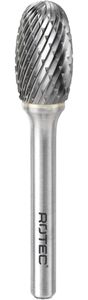 Rotec HM-Stiftfrees, model E - Z1 / ALU-vertand / ø12,7x22x67xø6mm - 4341302