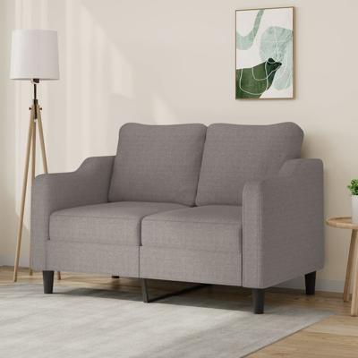 Tweezitsbank 140 cm stof taupe