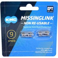 KMC Sluitschakel MissingLink 9NR EPT zilver 6.6mm 9v (2) - thumbnail