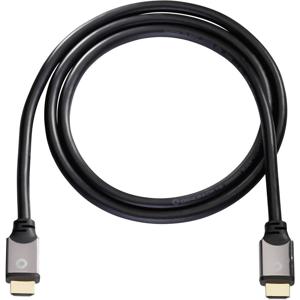 Oehlbach 92458 HDMI-kabel HDMI Aansluitkabel HDMI-A-stekker, HDMI-A-stekker 10.00 m Zwart 4K UHD, Audio Return Channel (ARC), Vergulde steekcontacten