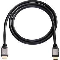 Oehlbach 92458 HDMI-kabel HDMI Aansluitkabel HDMI-A-stekker, HDMI-A-stekker 10.00 m Zwart 4K UHD, Audio Return Channel (ARC), Vergulde steekcontacten - thumbnail