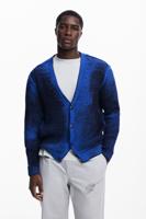 Verloop cardigan trui - BLUE - XL