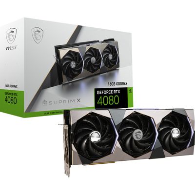 GeForce RTX 4080 16GB SUPRIM X Grafische kaart