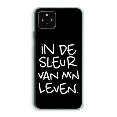 De Sleur: Google Pixel 5a 5G Transparant Hoesje