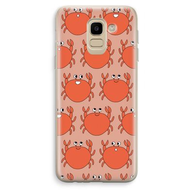 Krab: Samsung Galaxy J6 (2018) Transparant Hoesje