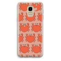 Krab: Samsung Galaxy J6 (2018) Transparant Hoesje