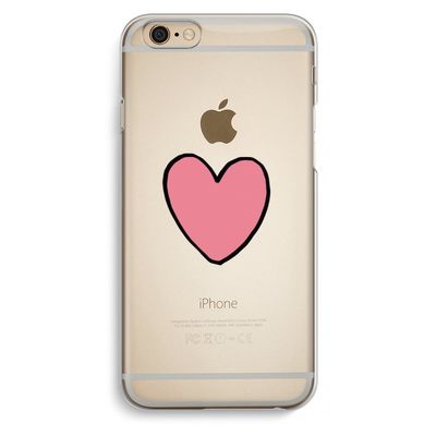 Hartje: iPhone 6 / 6S Transparant Hoesje