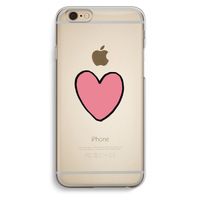 Hartje: iPhone 6 / 6S Transparant Hoesje