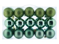 LIVARNO home 30 Kerstballen (groen mix)