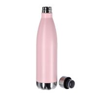 Thermosfles / isoleerfles roze RVS 0.75 L - thumbnail