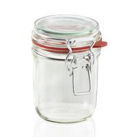 Leifheit 3192 weckpot met beugelsluiting 370 ml glas/rvs Leifheit 3192 weckpot met beugelsluiting 370 ml glas/rvs