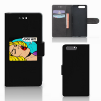 Huawei P10 Wallet Case met Pasjes Popart Oh Yes - thumbnail