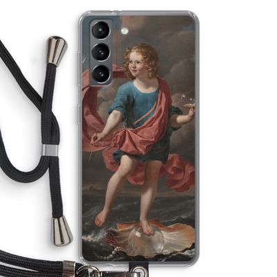 Soap Bubbles: Samsung Galaxy S21 Transparant Hoesje met koord