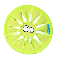 Coockoo twisty frisbee waterspeeltje hondenspeelgoed geel