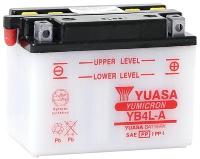 YUASA Batterij "yb4l-a battery yb4l-a standard without sp